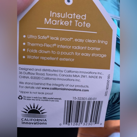 Microban Insulated Market Tote - Picture 3 of 3